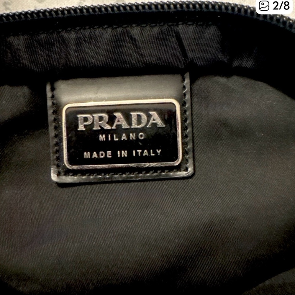 Authentic Vintage Prada Tessuto Nylon Crossbody Bag Black Y2K – Made in Italy - Picture 4 of 10
